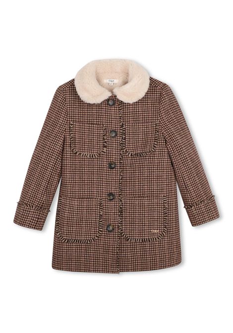 Cappotto pied de poule CHLOE' KIDS | C21273P03